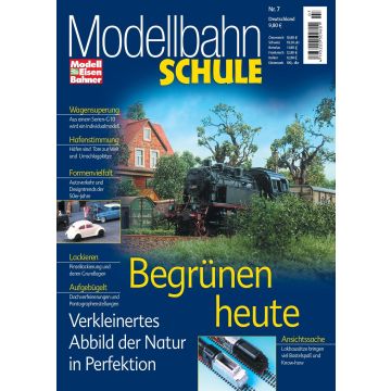 Modellbahnschule 7 - Begrünen heute - digital