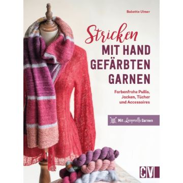 Stricken mit handgefärbten Garnen