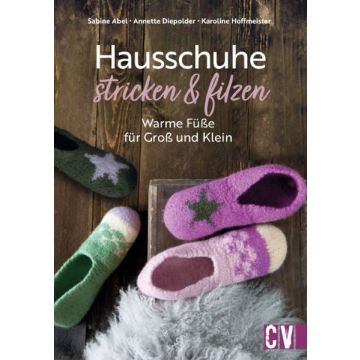 Hausschuhe stricken und filzen